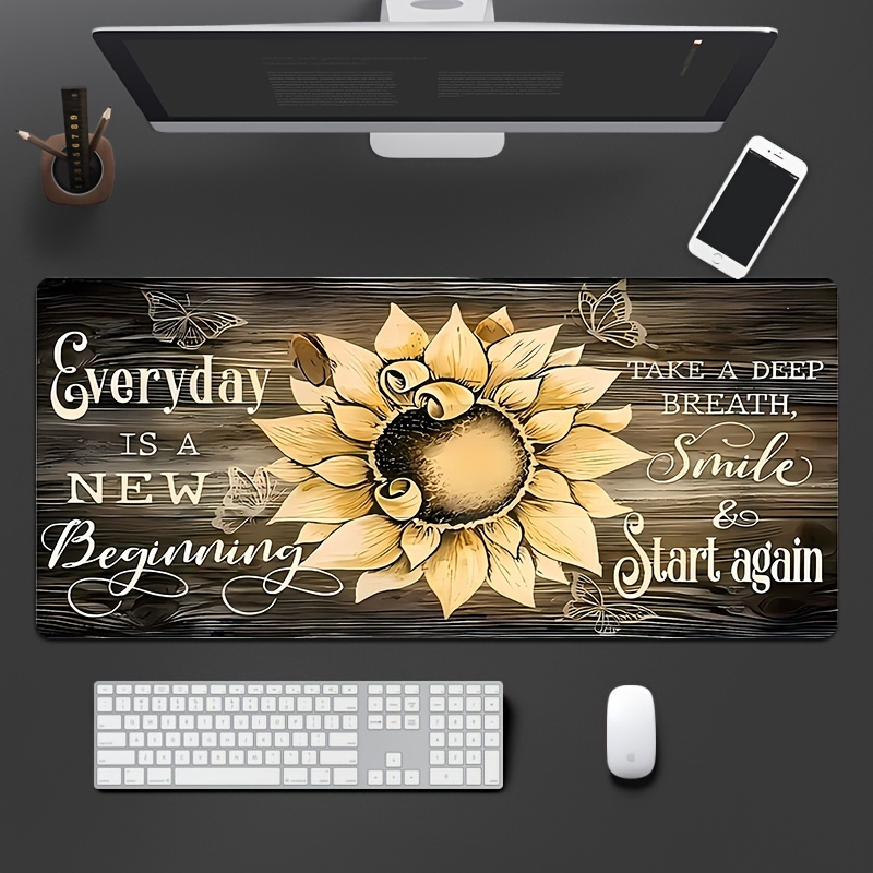 Desk Setup Inspiration - Коврик для мыши Sunflower: Вдохновляющий настольный