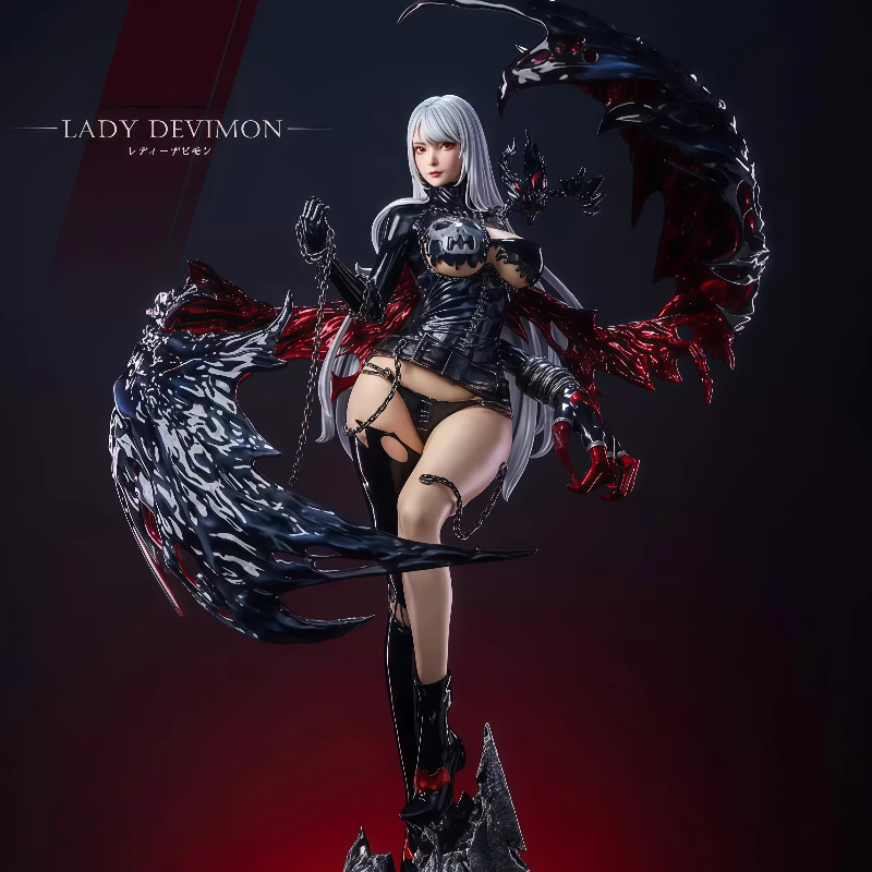 Desk Setup Anime - Фигурка Lady Devimon Digimon Anime GK,