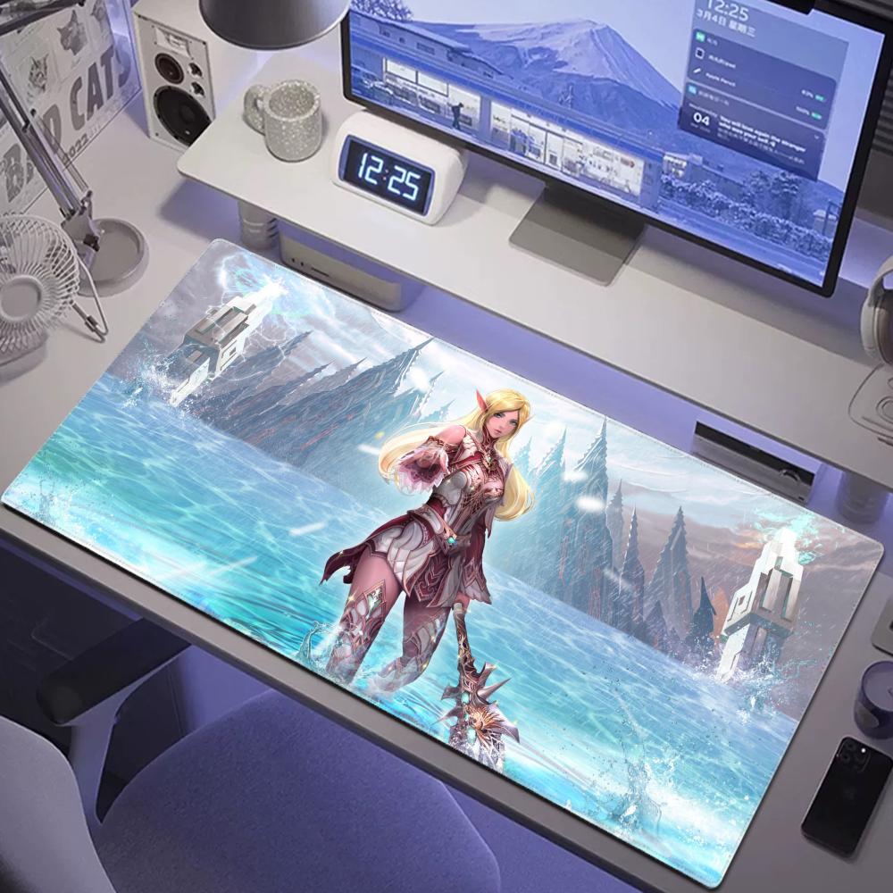 Desk Setup Anime - Большой Настольный коврик Lineage 2, Коврик
