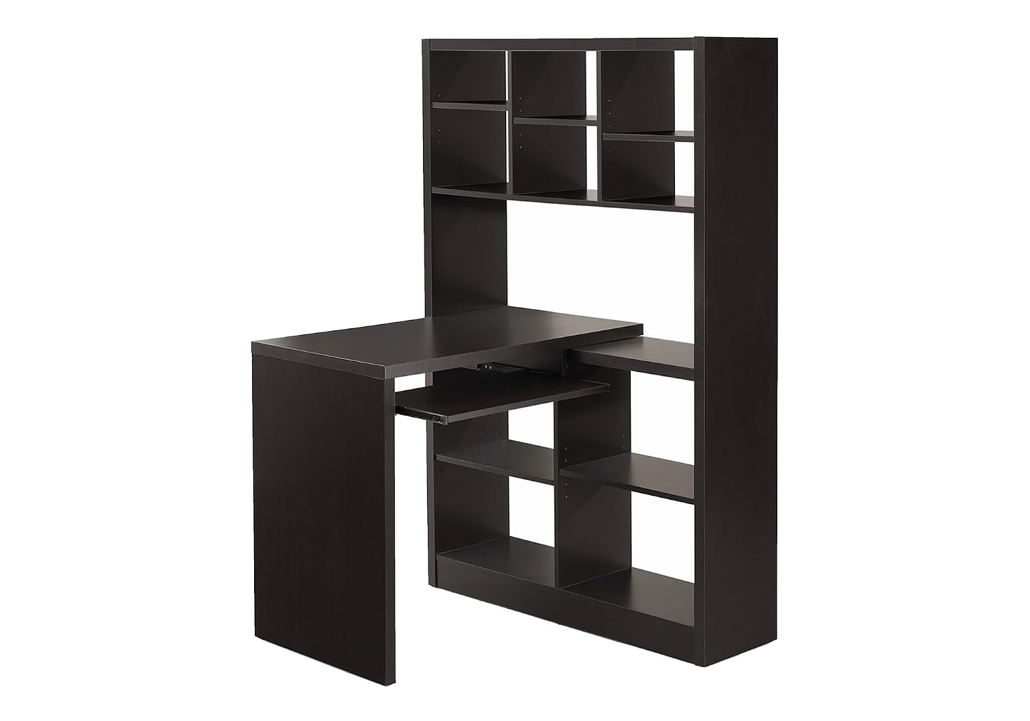 Desk Setup Corner - Угловой письменный стол с регулируемыми полками