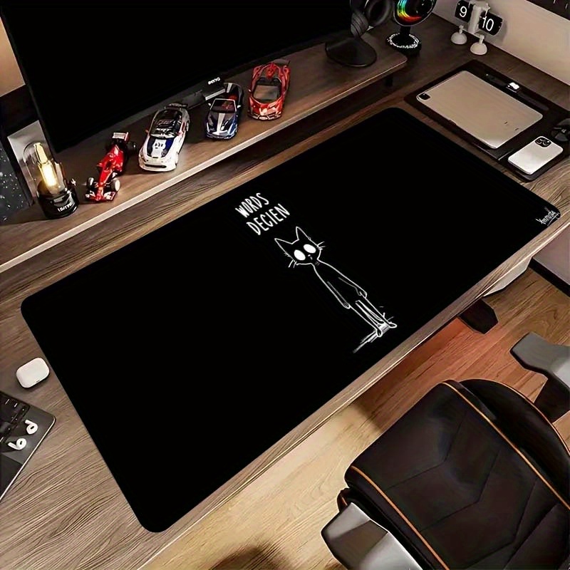 Desk Setup For Work - Забавный коврик для мыши с рисунком