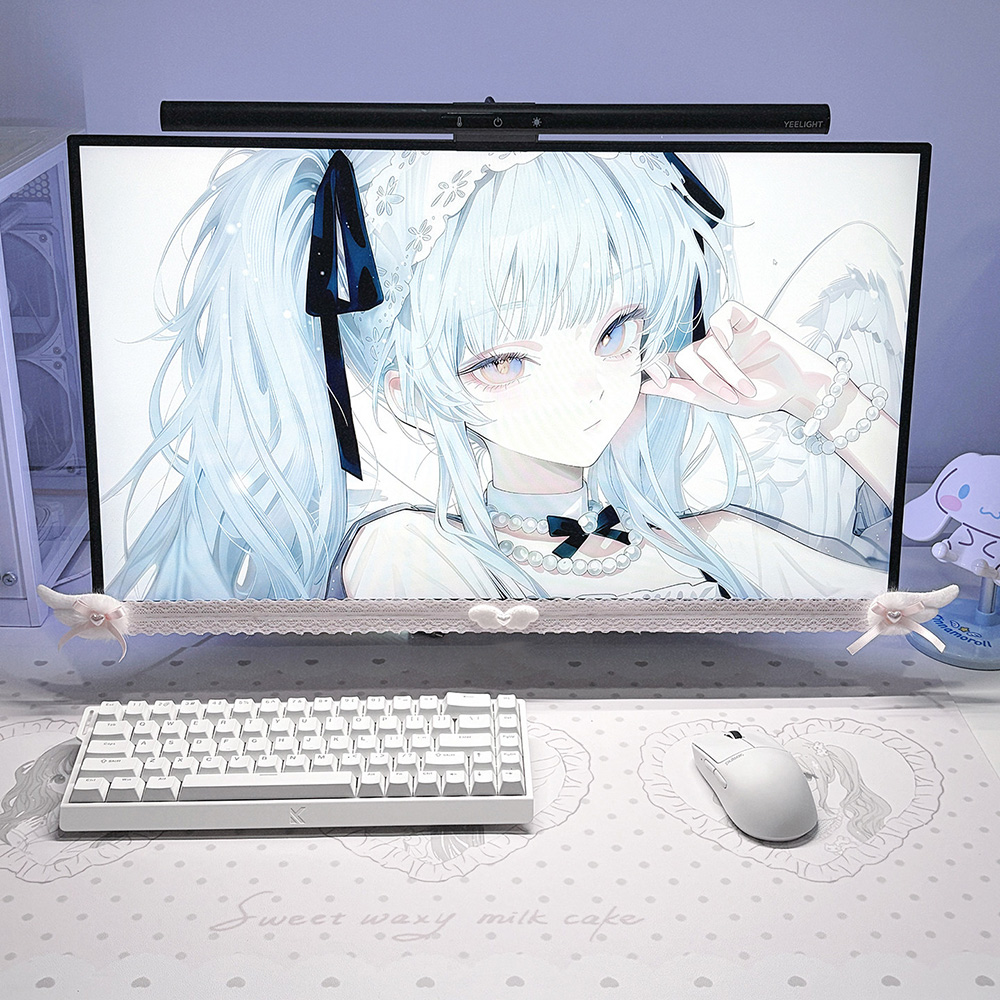 Новая декоративная белая круже – обзор и цена Desk Setup In Office
