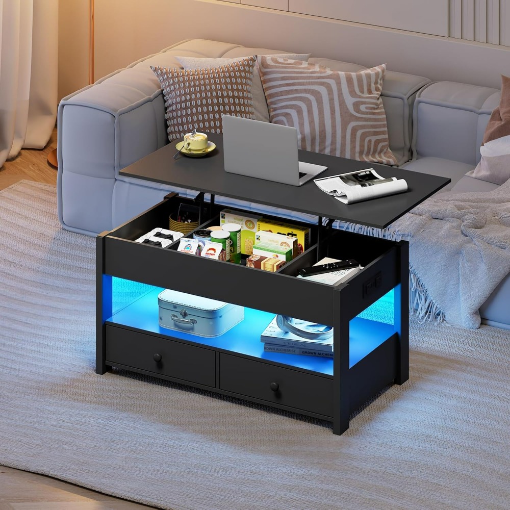 Журнальный столик WLIVE Black  – обзор и цена Desk Drawer Unit