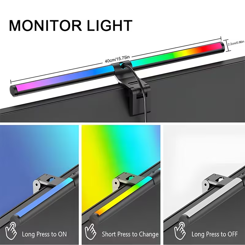 Светодиодная RGB-панель для мо – обзор и цена Desk Setup Home