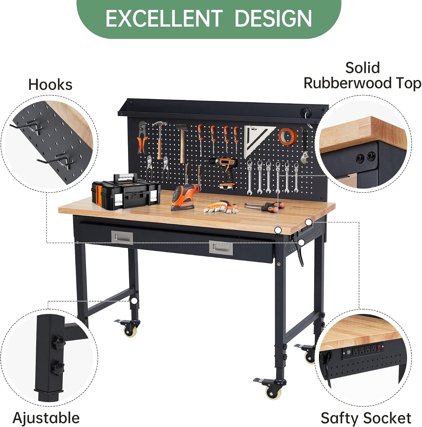 Рабочий стол Tacleekii 48x24 д – обзор и цена Desk Drawer Unit