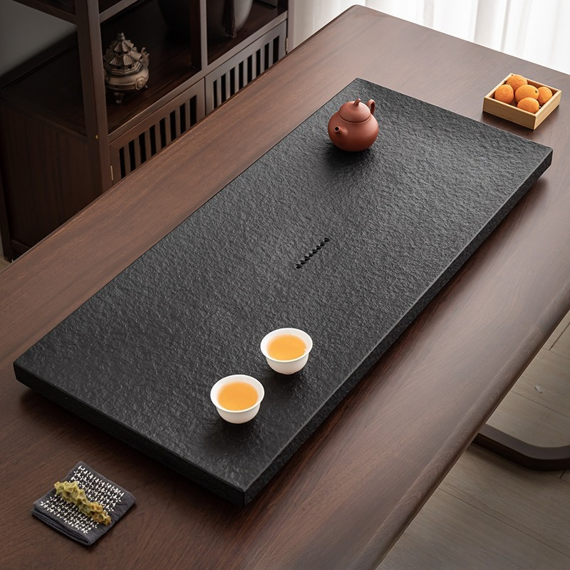 Поднос для чая из натурального – обзор и цена Desk Setup Black