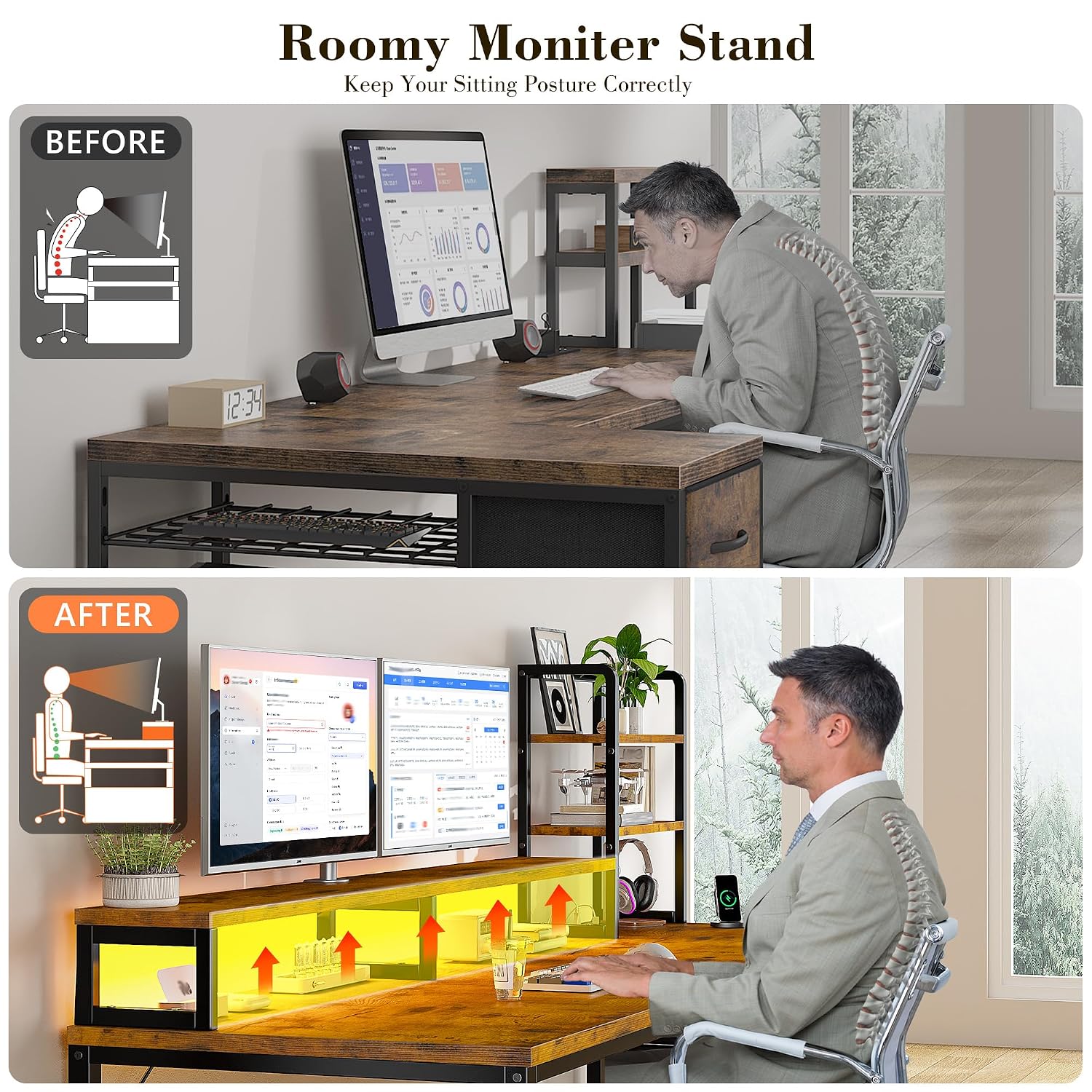 Небольшой компьютерный стол с  – обзор и цена Desk Setup In Small Bedroom