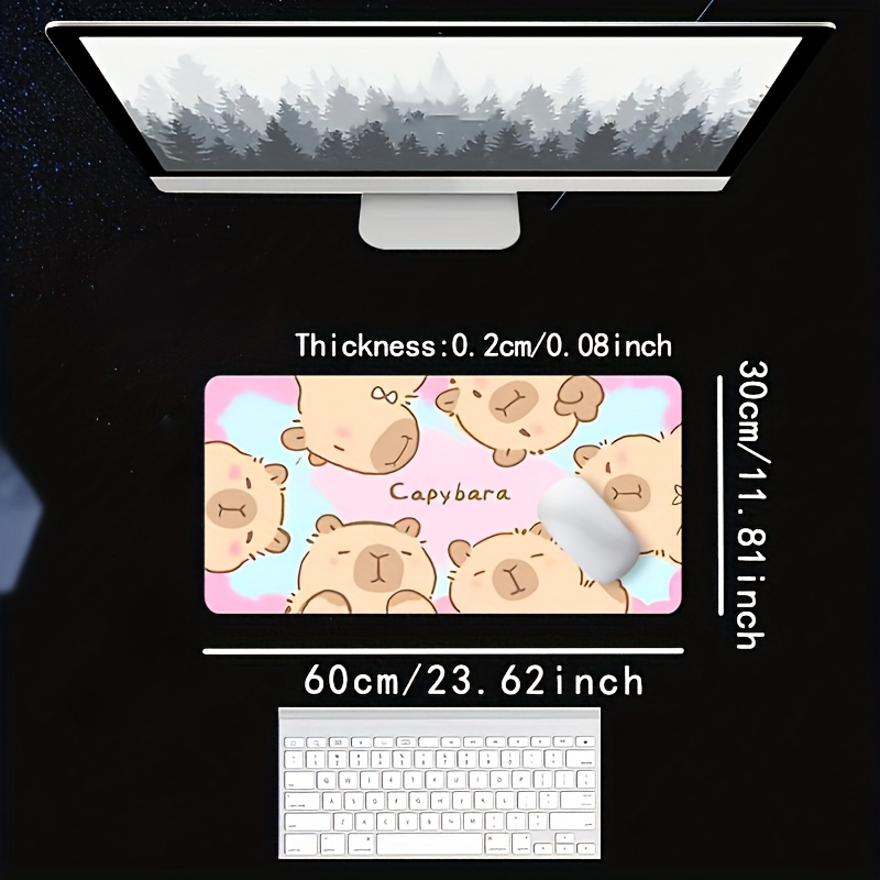 Стильный милый коврик для мыши – обзор и цена Desk Setup In Office