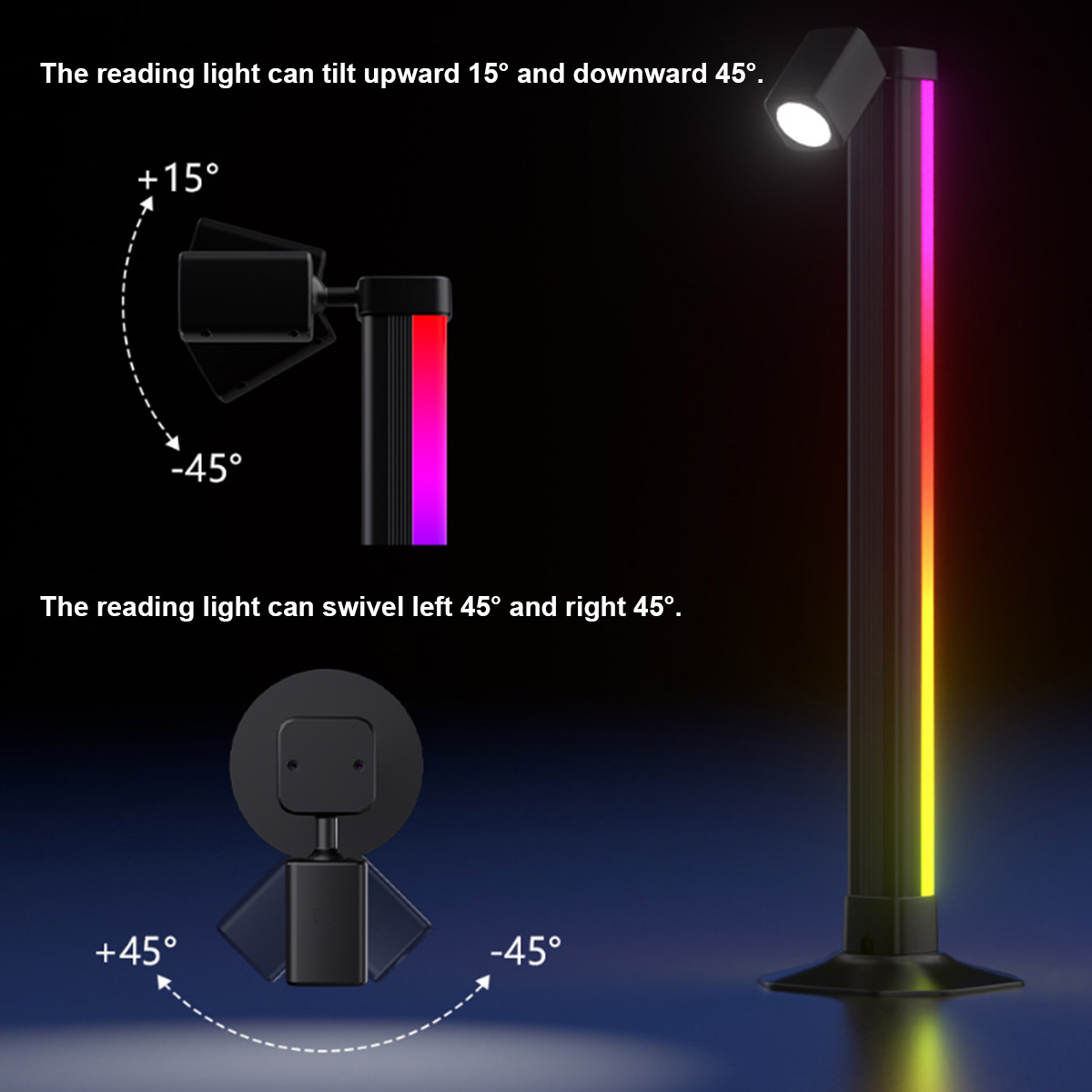 Умная светодиодная лампа RGB с – обзор и цена Desk Setup Black