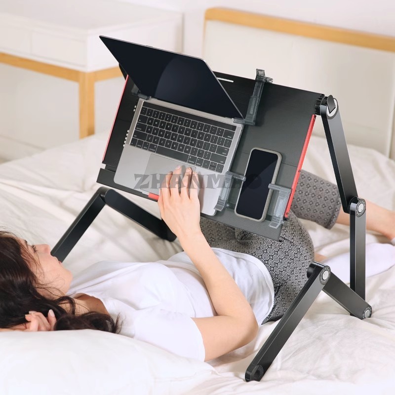 Лежащая плоская кровать, стол  – обзор и цена Desk Setup Notebook